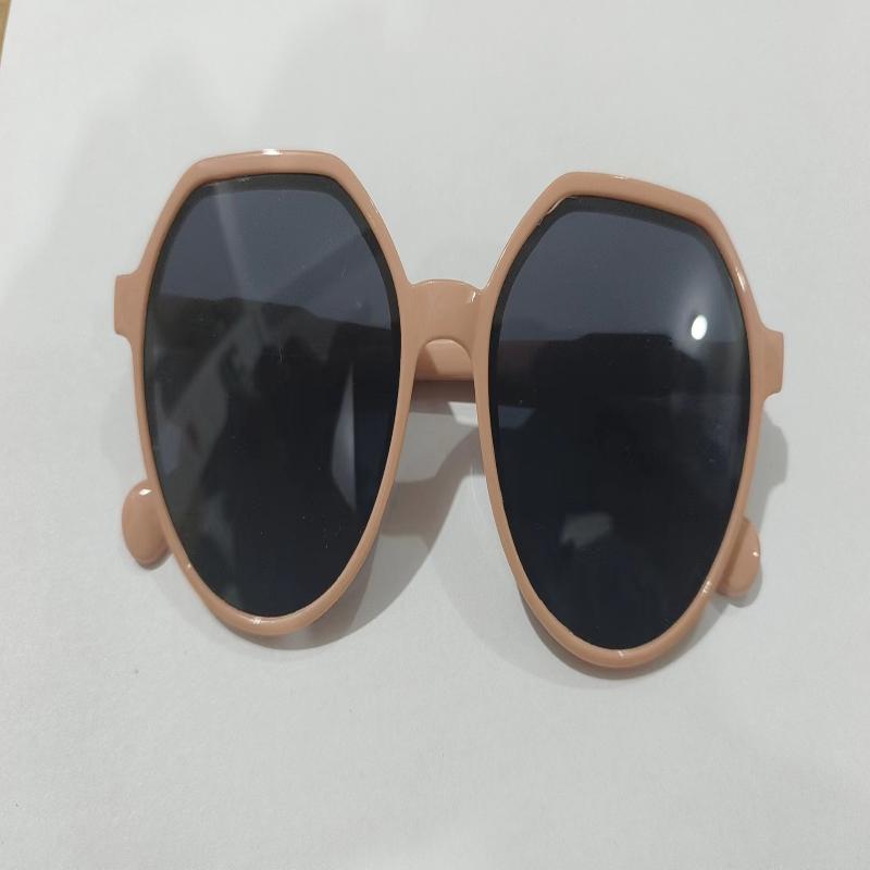 Želé Dámské sluneční brýle Unikátní Populární Hnědé Odstíny Béžový Kulatý Rám Sluneční Brýle Pro Ženy & Muže
