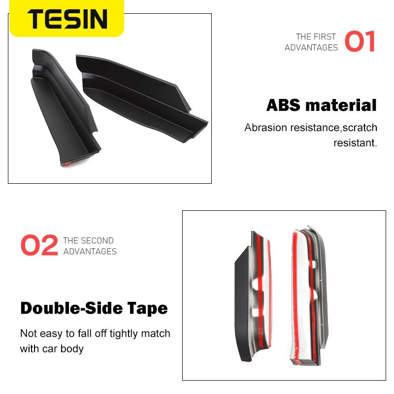 TESIN ABS Car Door Armrest Grab Handle Storage Box Organizer Tray Stowing Tidying Interior Accessories for Toyota 4Runner