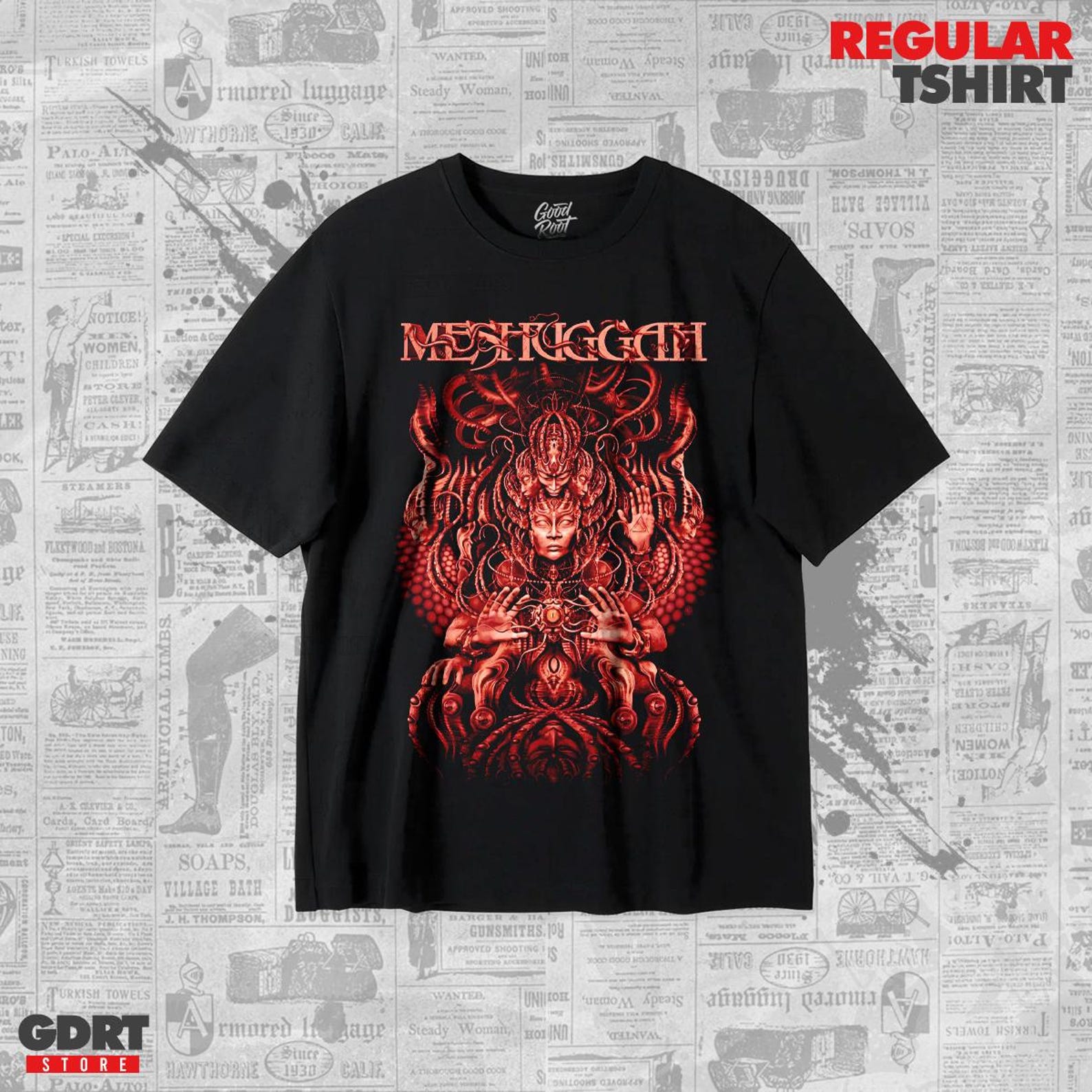 Meshuggah Vintage T shirt - Unisex Heavy Shirt S