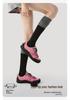 Renaissance Women's Seamless Color Block Mid-Calf Socks: Autumn/Winter Versatile Piled-Up Style