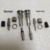 German-style Bicycle Valve Core Set - 16-Piece Copper Valve Stems
