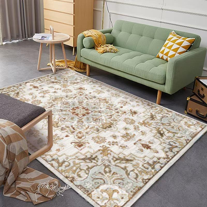 Europe Persia Bohemia Style Luxury Carpet Living Room Sofa Bedroom Study Kitchen Entrance Door Mat Non-slip Retro Home Decor Rug