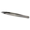 1pc ESD-259A Precision Anti-Static Carbon Fiber Tweezers - Stainless Steel Precision Pliers for Crafts, Jewelry, Electronics Crafting Tools