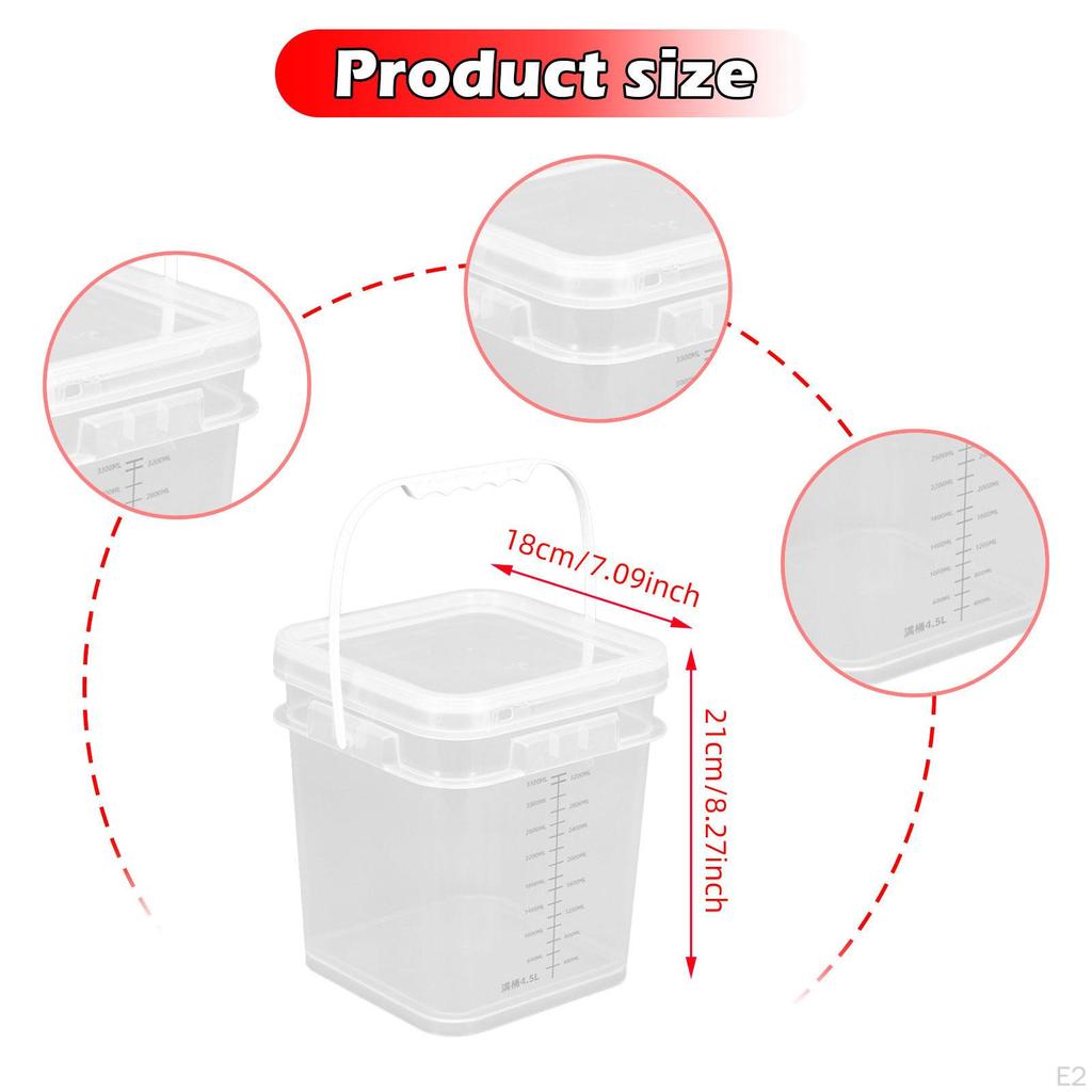 Leakproof Paint Bucket Holder for Mixing and Fishing Use