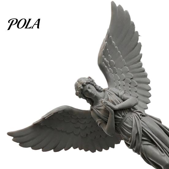 Decorative Angel Sculpture 3D Printed Praying Figurine, Retro Guardian Angle Statue, Elegant Statue Artistic Winged Women Decoration for Home Office,