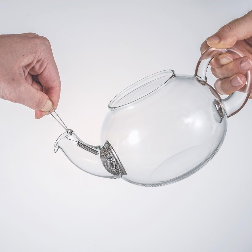 HARIO Jumping Teapot: "Jumping" is the Keyword for Deliciousness. Gift Wrapping Available. Model Number: JP-4-SV