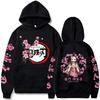 Demon Slayer Hoodie Kimetsu No Yaiba Nezuko Cosplay Sweatshirt Unisex Winter Warm Oversized Pullover