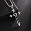 Fashion Retro Versatile Cross Men's Trendy Simple Jewelry Pendant Necklace