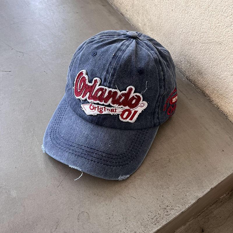Trucker Dad Cap Visor Sun Snapback Adjustable Cotton Washed School Old Vintage Letterings Alphabet Her  Him For Women Men Hat Baseball Punk Style