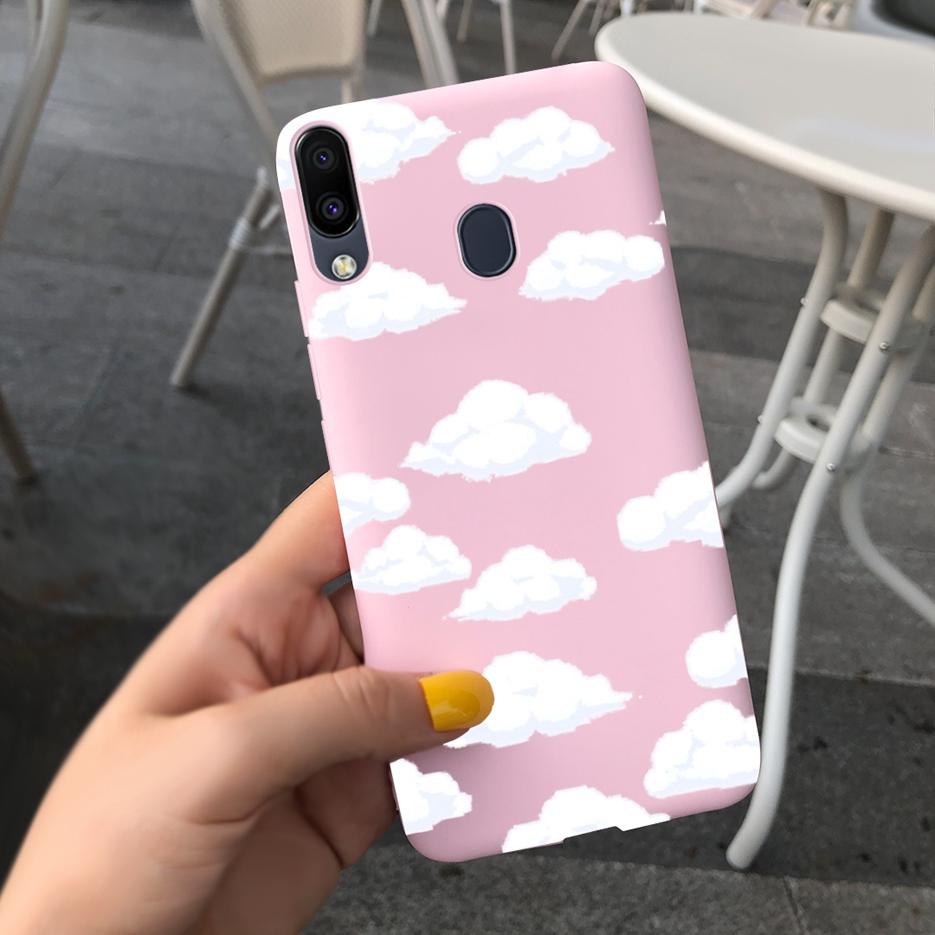 For Samsung Galaxy M10 M20 M30 Case Stylish Cartoon Sunflower Soft Silicone Phone Back Cover For Samsung M 10 20 30 M305F Fundas