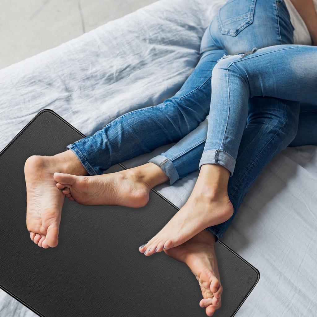 23.6x35.4in Grounding Foot Mat 15 Ft Grounding Cord Earth Mat Better Sleep Portable Reusable Skin-Friendly Easy Connection Home Office Yoga