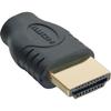 Adaptateur HDMI - InLine® - HDMI A Mâle Vers Micro HDMI D Femelle - Noir - Contacts Plaqués or
