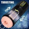 Automatic Male Masturbator Cup Telescopic Thrusting Sex Machine Vagina Pocket Pussy Oral Blowjob Sex Toys for Men Adult Supplies 18+
