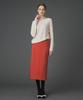 Pelimela Karina Draping Knit Dress (Red Orange)