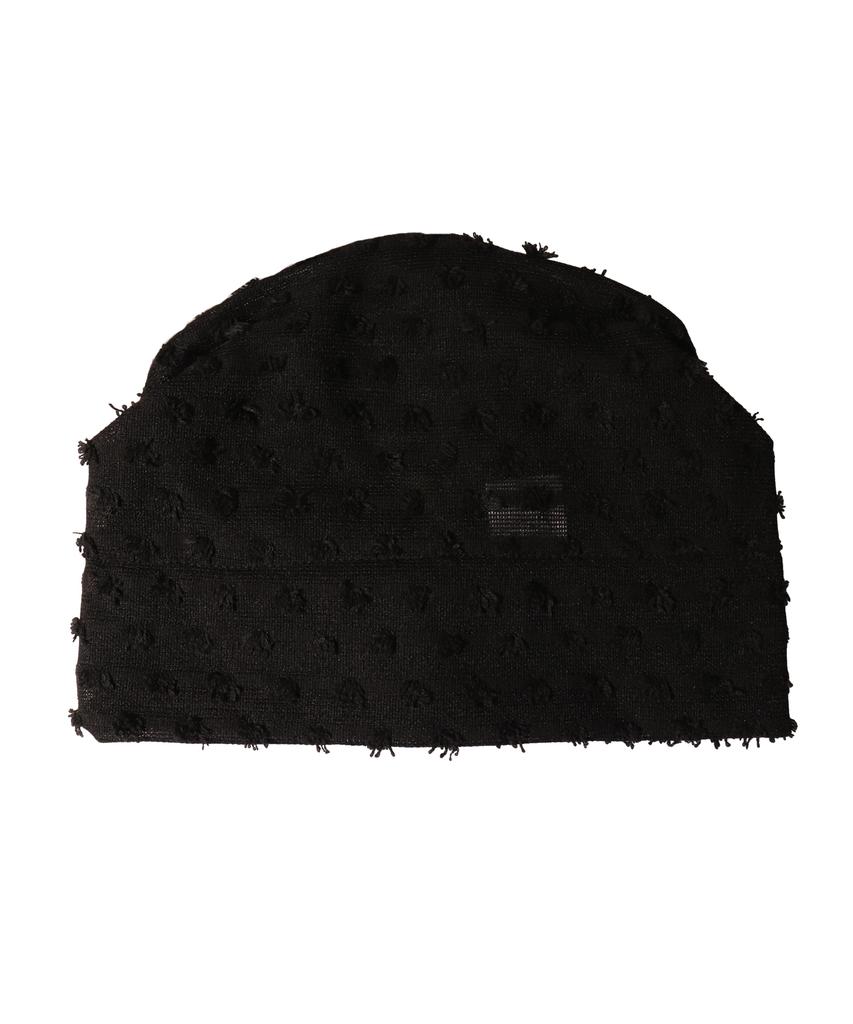 Seullipiseullib Flower Black Beanie