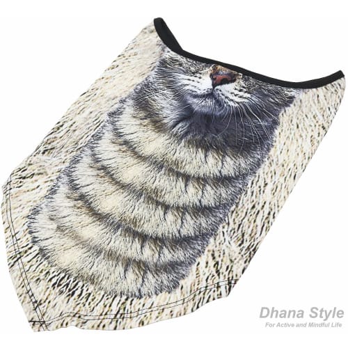 Animal Print Half Mask, Face Mask, 3D Printed Animal Mask, Quick-Drying Face Cover, Neck Guard, Animal Face Mask/Airsoft, Cycling, Motorcycle, Outdoor