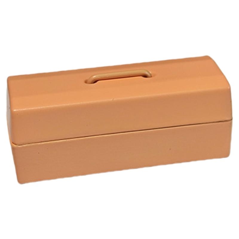 

Kitchen Tool Box Miniature Toolbox Model Living Room Accessories Role Play Furnishings for Kitchen Doll House жовтий