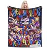 Anime The Amazing Digital Circus Blanket  Travel Flannel Throw Blanket For Couch Chair Sofa Bed Super Soft Bedspread Gift