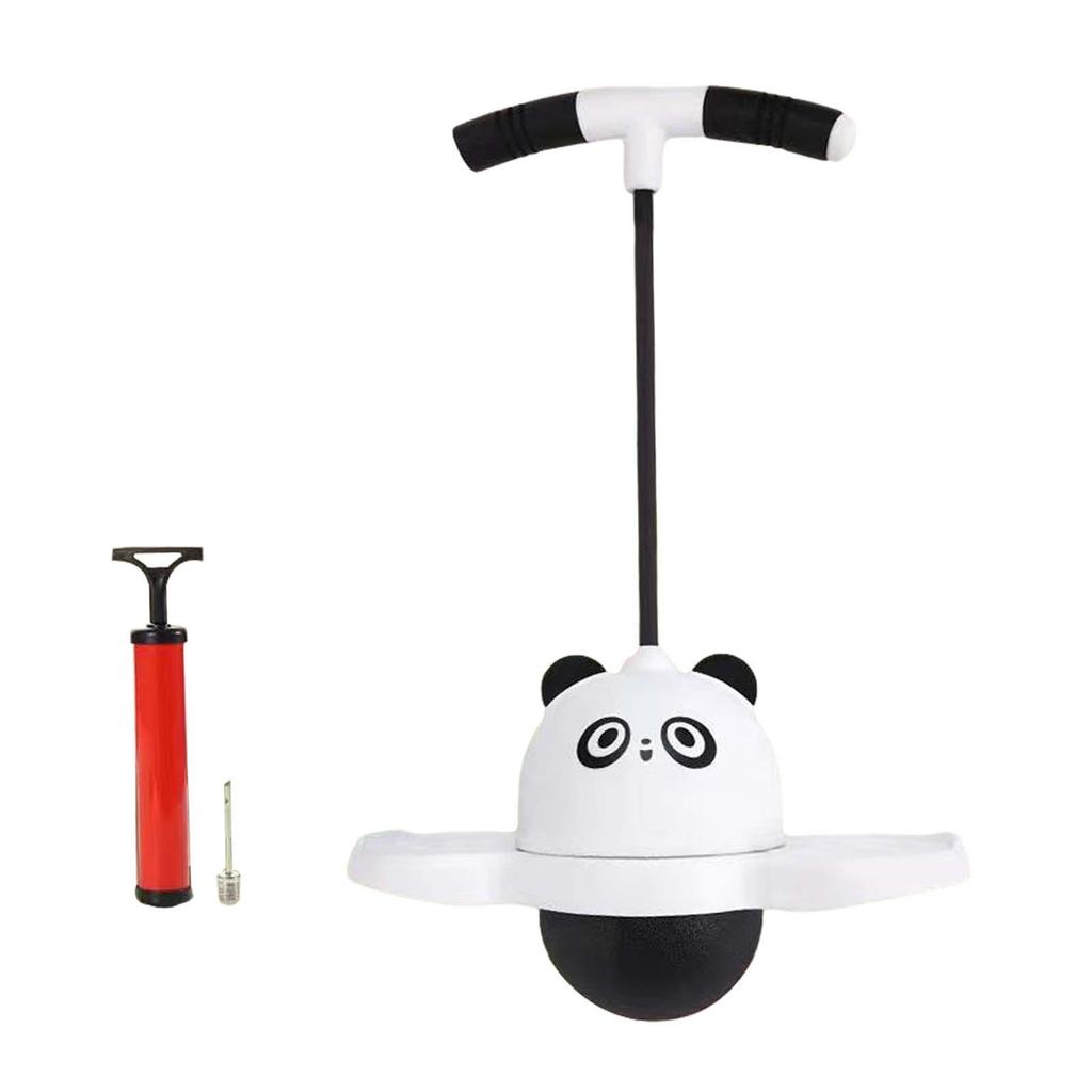 Pogo Ball with Handle Kids High Jump Toy Balance Board with Ball Pump Pogo Jumper for Games Fitness Outdoor Home Playground