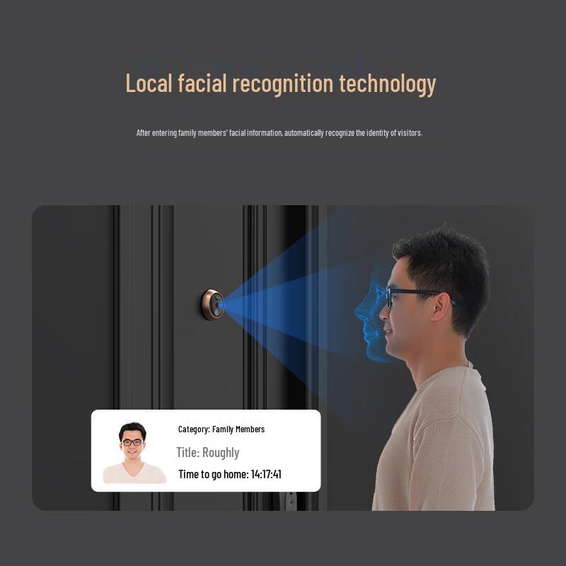 EZVIZ DP2S Smart Peephole Camera with 64GB Card (CN version)