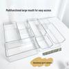 Clear Desktop Storage Box: Memo, Snack, Nail & Stationery Organizer with Drawers