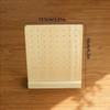 72 Holes Wooden Vertical Earring Storage Rack Earrings Display Board Ear Stud Holder Stand Jewelry Display Prop Counter Showcase