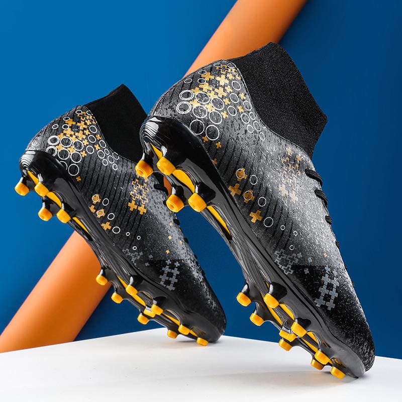 

New Men Football Boots Breathable Sport Training Soccer Shoes Cleats Sport Outdoor Tf Futsal Match Turf Grass Drop Shipping 47