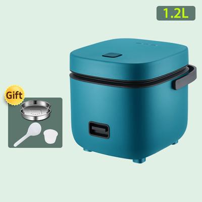 Mini-Reiskocher, 1,2 l, Elektrokocher mit Dampfgarer, Ein-Knopf-Steuerung, lebensmittelechter, nicht klebender Liner