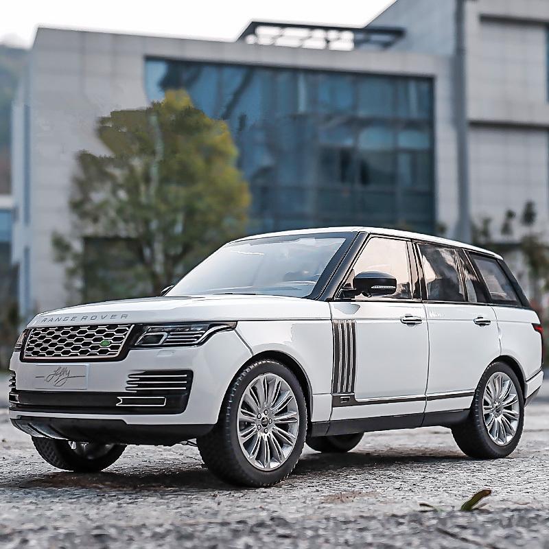 1/32 Range Rover Sports SUV Alaşım Araba Modeli Diecast Metal Arazi Araçları Araba Modeli Simülasyon Ses ve Işık Çocuk Oyuncak Hediyeleri