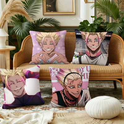 Anime Shidou RRyusei Cushion Cover Pillow Case Plush Fabric Soft Double Sided Print Sofa Cushion Cover Throw Pillow Covers