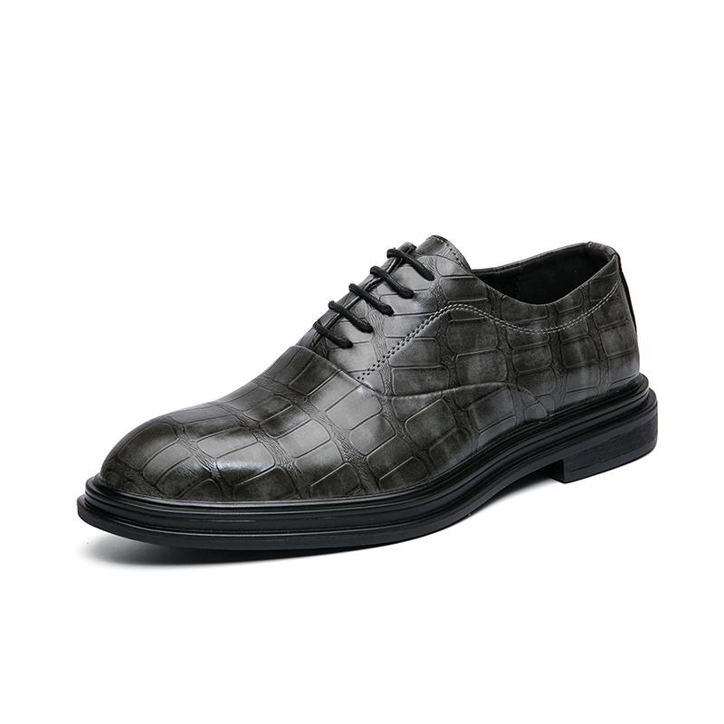 Korean Version Men Trends Oxford Shoes Wedding Dress Footwear Genuine Leather Men Formal Shoes New Design Business Driving Shoes