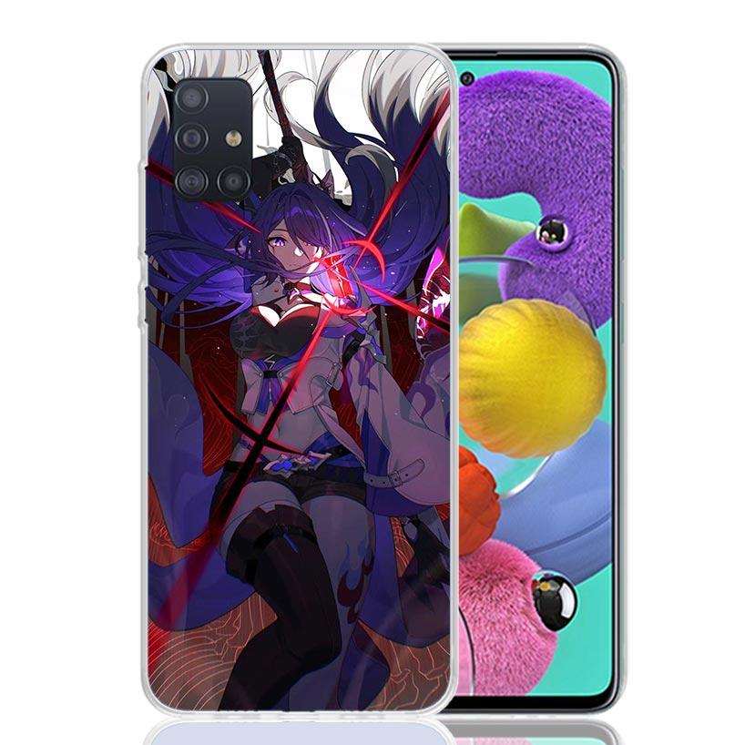 Honkai Star Rail Acheron Phone Case for Samsung Galaxy A52 A51 A50S A12 A22 A32 A72 A10S A30S A31 A71 Note 20 Ultra 10 Plus S10