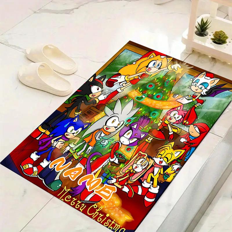 Custom 1Pc Sonic Vs Shadow Clash Rug Office Carpet Indoor Outdoor Entrance Doormat Nonslip Soft And Comfortable Living Room D2915328