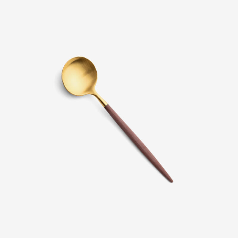 Orphan Brown Gold Dessert Spoon