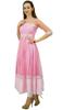 Bimba Women's Designer Net Anarkali Kurta Kurti Light Weight Ethnic Party Wear Dress| Baby Pink|