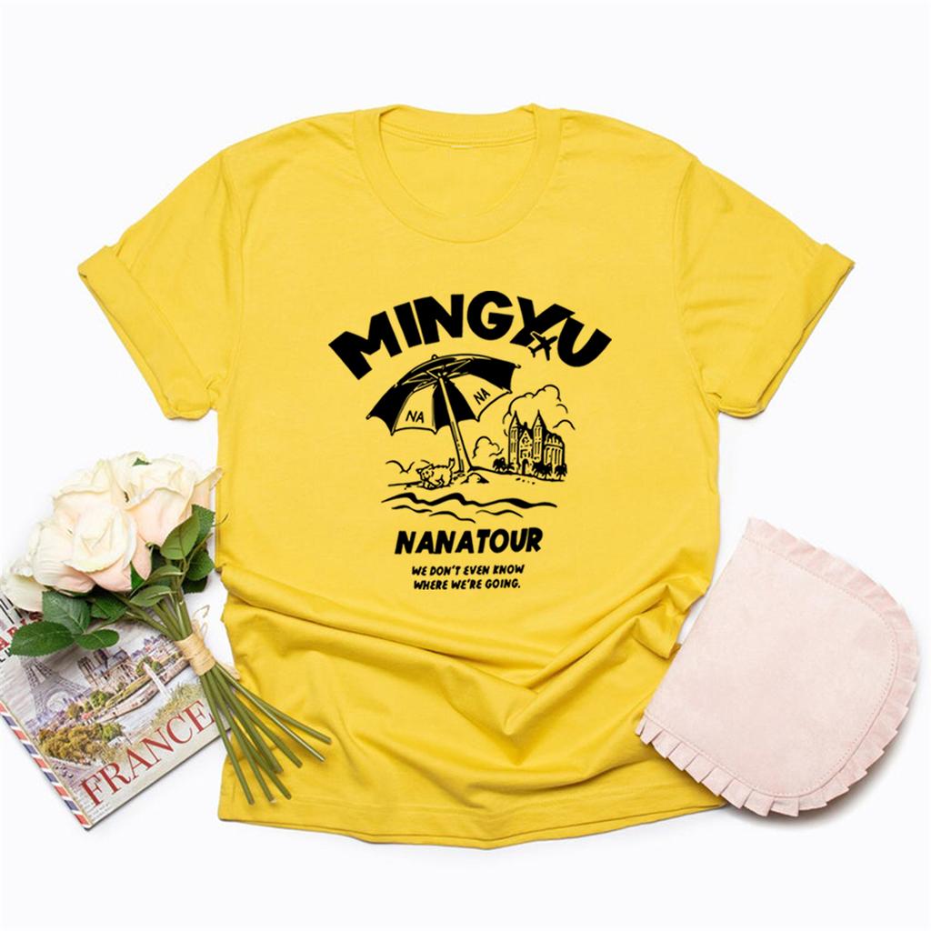 Seventeen Nana Tour T-shirt Right Here World Tour Μπλούζα Γυναικεία Κοντομάνικη Μπλουζάκια Kpop Μπλούζα Κορεατικό Συγκρότημα Μπλουζάκι Γυναικεία Ρούχα K-pop Τοπ