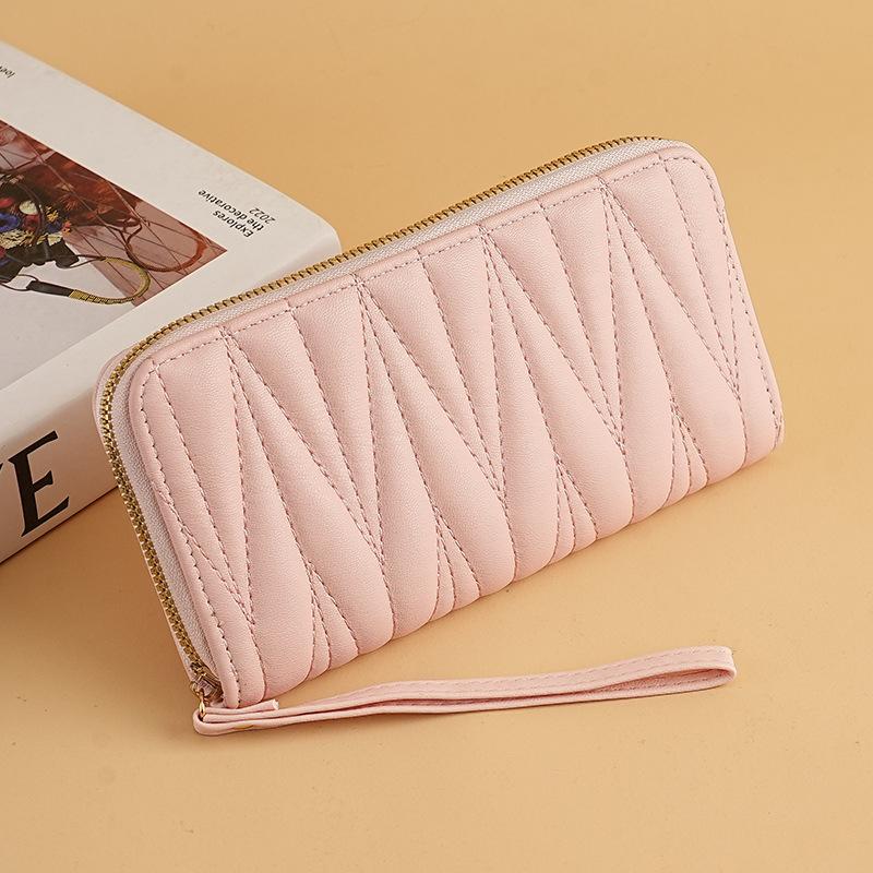 Women Wallets Macaron Color Long Wallet - Clutch Purse, Coin Pouch & Card Holder