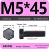 Black High-Strength Grade 8.8 Hex Bolt Screw Set (M4-M12)