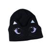 .Damen Winter Niedlich Tier Katze Hut Häkelmütze Mützen Fotografie Strickmütze Kappe