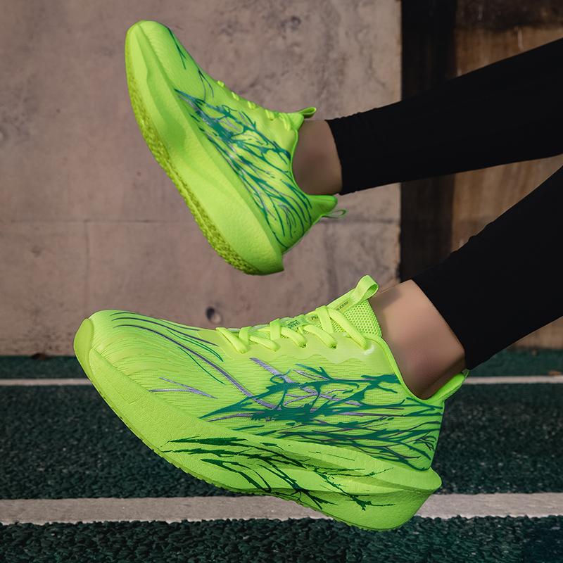 Fashion Carbon-plate Running Shoes Damping Sneakers Unisex Tennis Basketball Trainers Fitness Exercise Sports Shoes