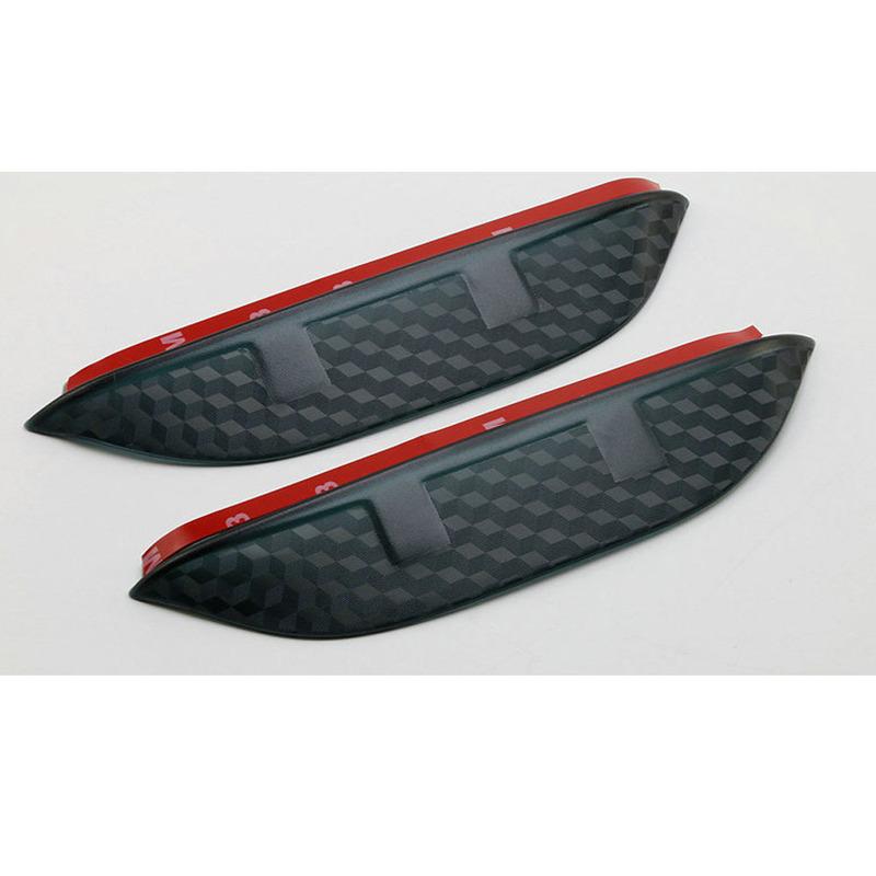 2pcs/set Car Sticker Rear View Glass Mirror Trim Rain Eyebrow Shield Sun Visor For Nissan X-Trail