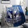 1Pc Lech Poznań Print Flannel Blanket High Quality Warm Comfortable Cover for All Seasons Perfect for Gifts Home Decor
