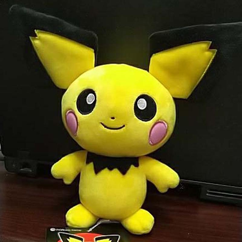 Rozkošný plyšový Pokémon Pichu 8'' Měkká anime hračka pro kluky a holky k narozeninám