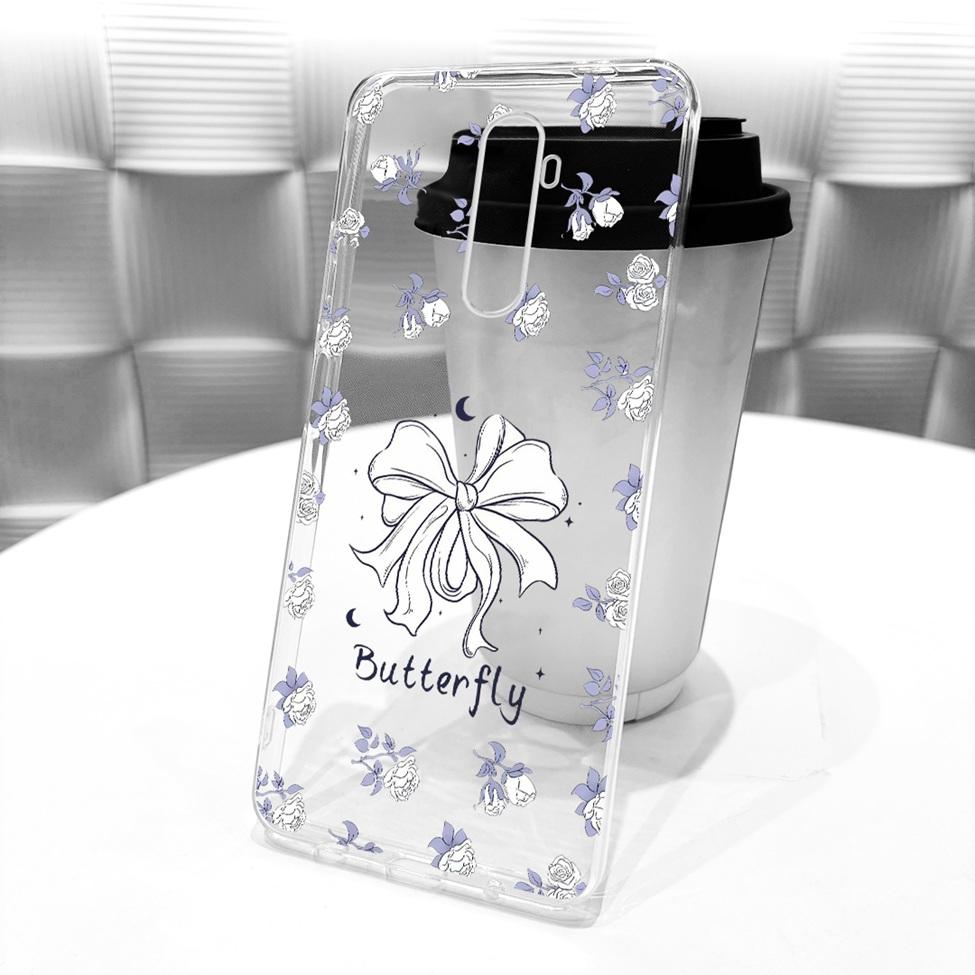 Clear For Realme X2Pro RMX1931 Casing For Realme X2 Pro Case Luxury Fashion Butterfly Funny Cute Painted Cover
