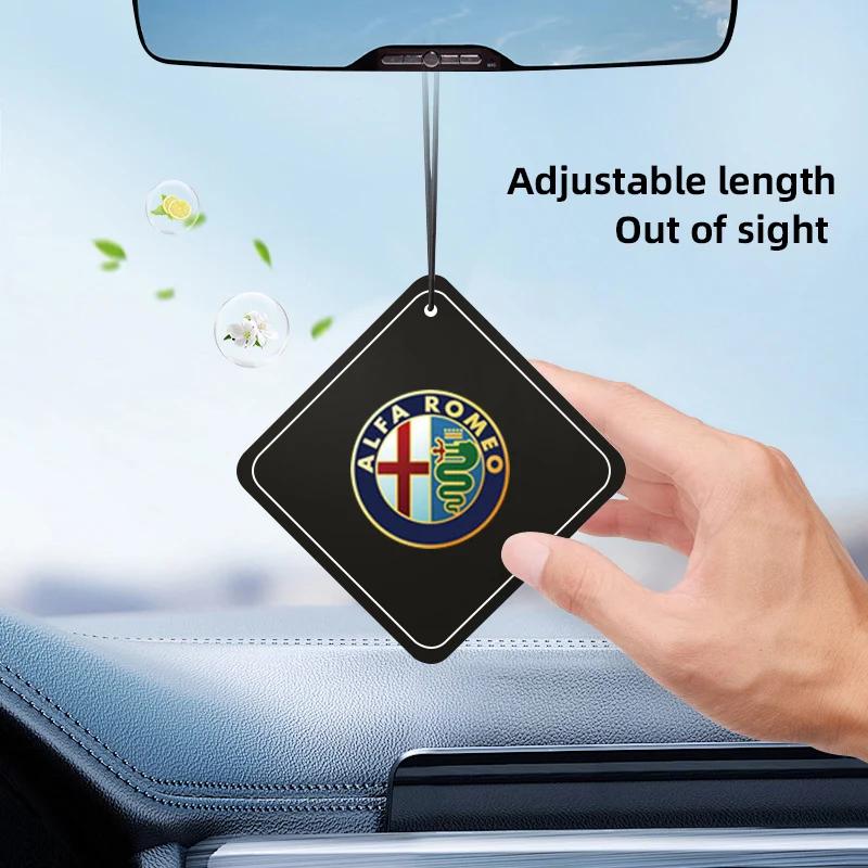Hub Caps Car Fragrance Tablets Air Freshener Perfume Decoration Pendant For Alfa Romeo 4C 159 Spider Giulia 156 Car Flavoring Va CVP1