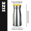 0.8 Liter Stainless Steel Insulated Carafe, Coffee Pot for Cold Drinks, Leakproof Lid, Beverage