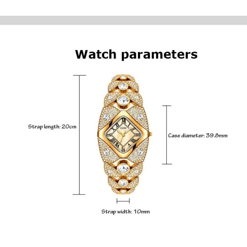 Women's Watch Rhinestone Bracelet Waterproof Quartz Watches Clock Gift Wristwatch