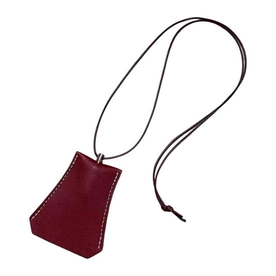 Подвесной шейный мешочек из искусственной кожи для монет — фото 16