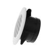 ABS Air Vent Extract Valve Grille Round Diffuser Ducting Air Ventilation Cover Air Volume Kitchen Bath Outlet 100mm