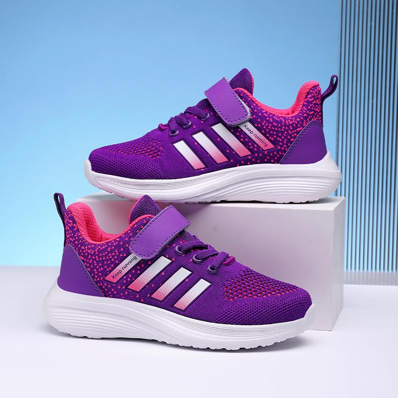 Brand Fashion Purple Sneakers Kids Sports Shoes Boys Running Shoes Comfort Breathable Children's Sneakers 2025 zapatillas niño